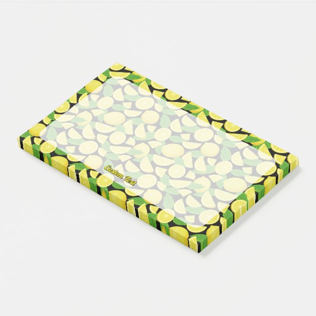 Lemon Background Post-it Notes (Angled)