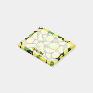 Lemon Background Post-it Notes