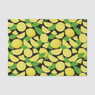 Lemon Background Tissue Paper