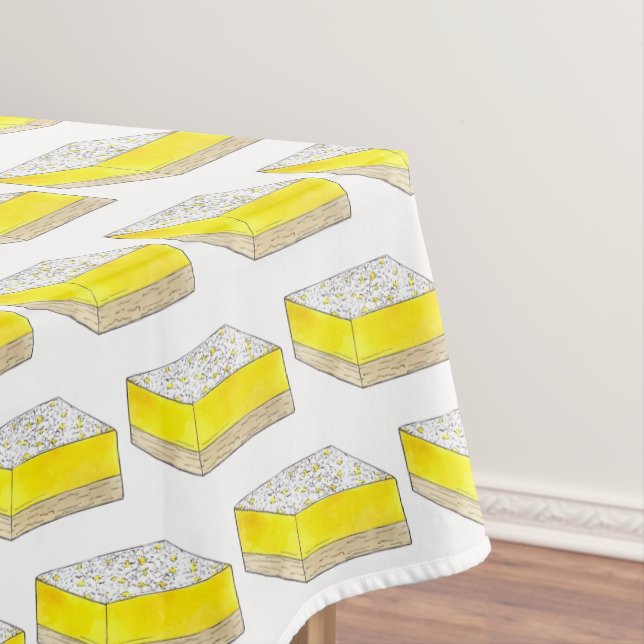 Lemon Bars Squares Bake Sale Cookie Swap Pastry Tablecloth (In Situ)
