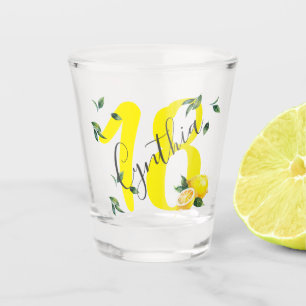 Lemon Birthday Gift 18th 21st 40th 50th Sh Shot Glass