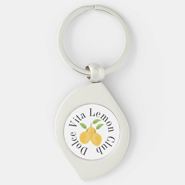 Lemon Bloom Collection Key Ring (Front)