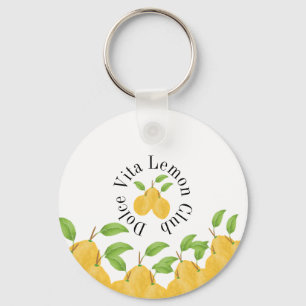 Lemon Bloom Collection Key Ring