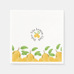 Lemon Bloom Collection Napkin