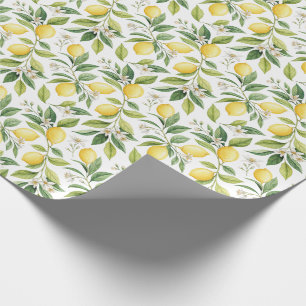 Lemon Blossom Wrapping Paper