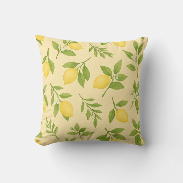 Lemon Botanical Classic Mug Cushion (Front)
