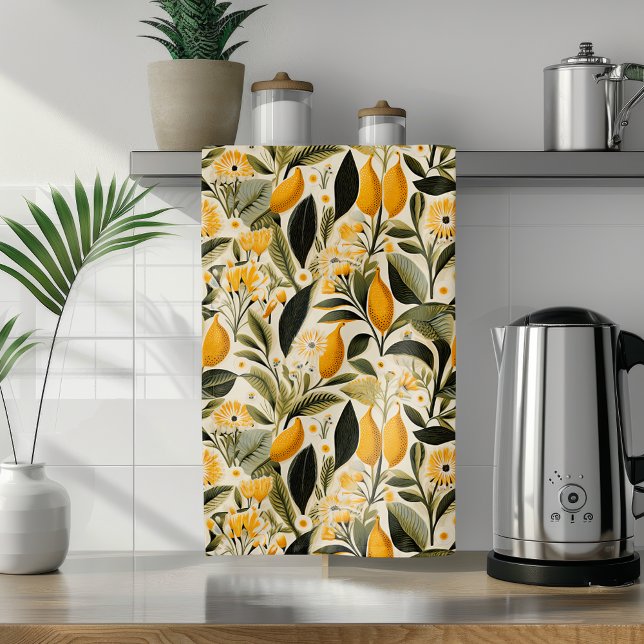 Lemon Botanical Grove Tea Towel (Creator Uploaded)