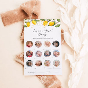 Lemon Boy or Girl Baby Shower Game 
