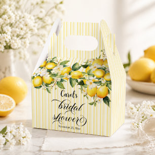 Lemon Branch Mediterranean Summer Bridal Shower Favour Box