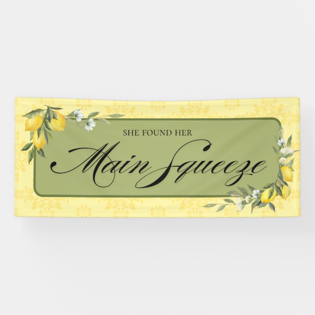 Lemon Bridal Shower Banner (Horizontal)
