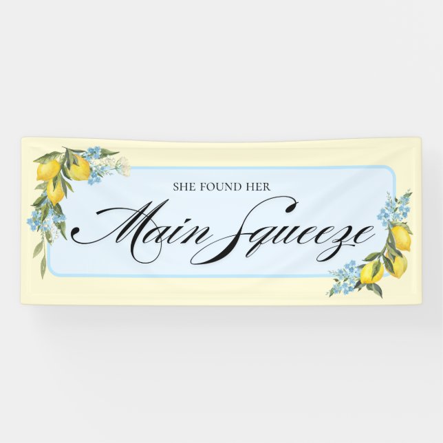 Lemon Bridal Shower Banner (Horizontal)