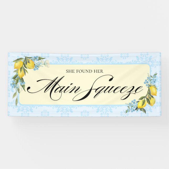 Lemon Bridal Shower Banner (Horizontal)
