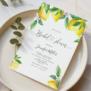 Lemon Bridal Shower Invitation