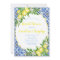 Lemon Bridal Shower Invitation, Blue Tile Italian
