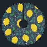 Lemon Brushed Polyester Tree Skirt<br><div class="desc">Lemon</div>