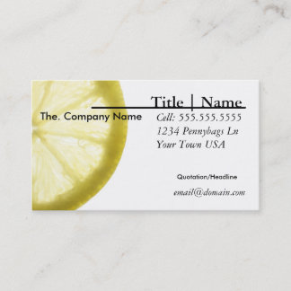 Lemon Business Card