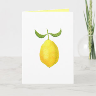 Lemon Card