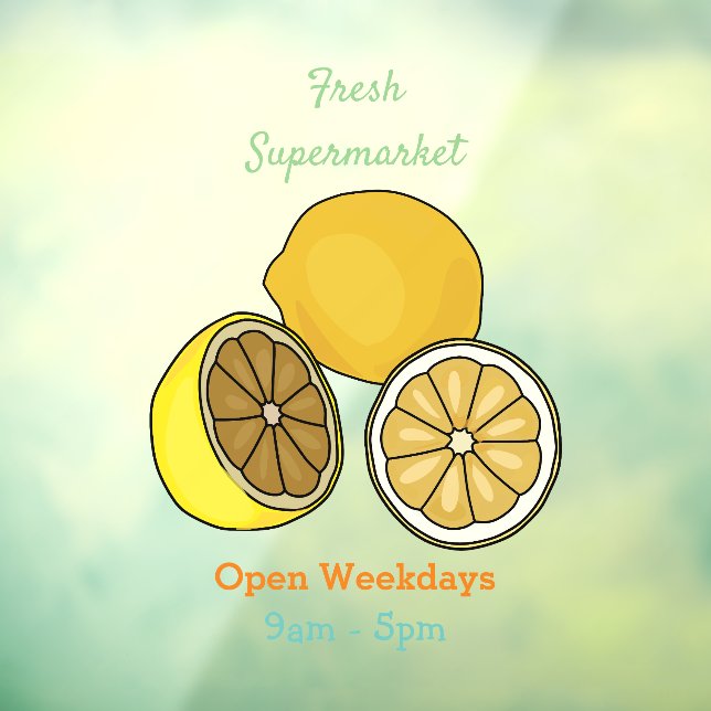 Lemon cartoon illustration (Sheet 3)