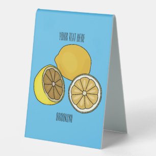 Lemon cartoon illustration