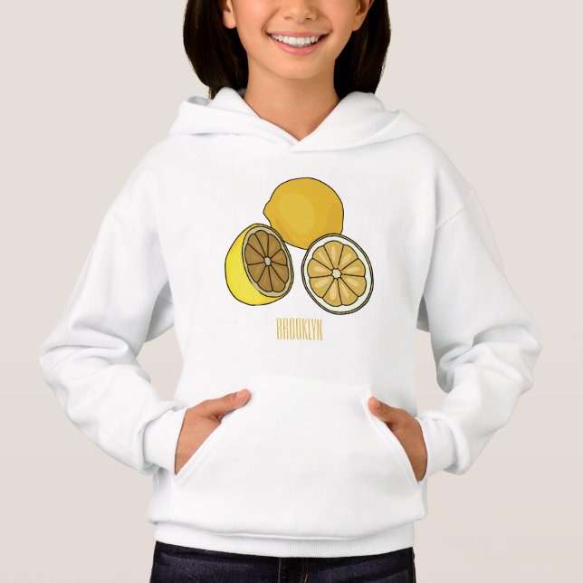 Lemon cartoon illustration (Front)