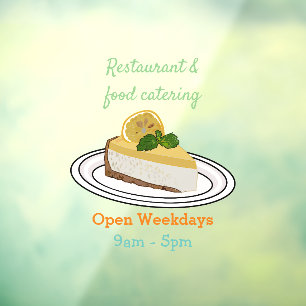 Lemon cheesecake cartoon illustration