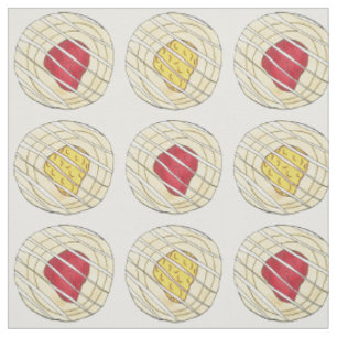 Lemon Cherry Danishes Breakfast Sweet Pastry Fabric