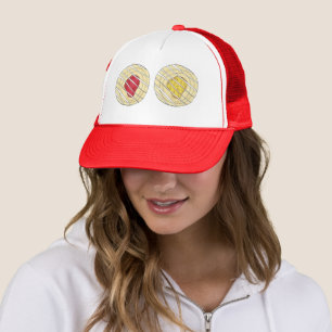 Lemon Cherry Danishes Breakfast Sweet Pastry Trucker Hat