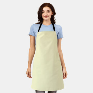 Lemon Chiffon Solid Colour Apron