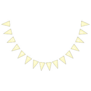 Lemon Chiffon Solid Colour Customise It Bunting