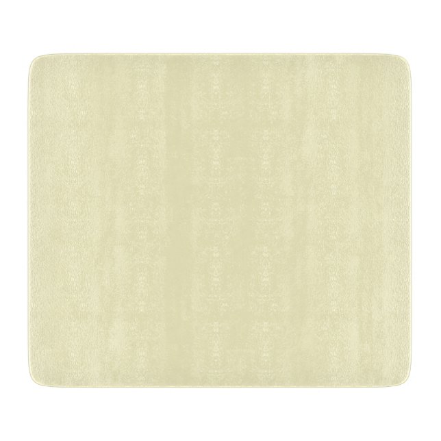 Lemon Chiffon Solid Colour Cutting Board (Front)