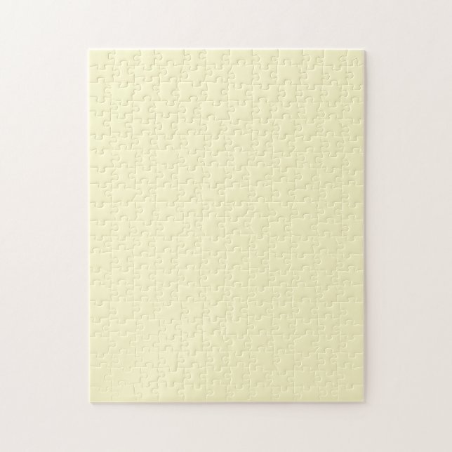 Lemon Chiffon Solid Colour Jigsaw Puzzle (Vertical)