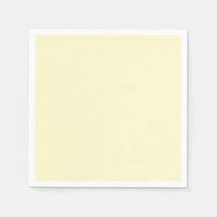 Lemon Chiffon Solid Colour Napkin