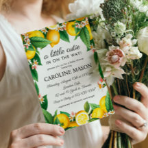 Lemon Citrus Baby Shower