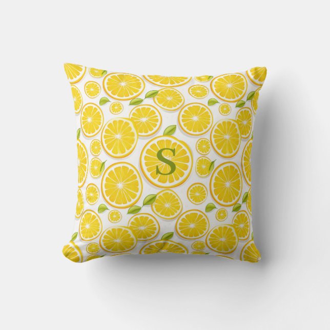 Lemon Citrus  Cushion (Front)