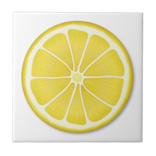 Lemon Citrus Fruit Kitchen and Garden Ceramic Tile