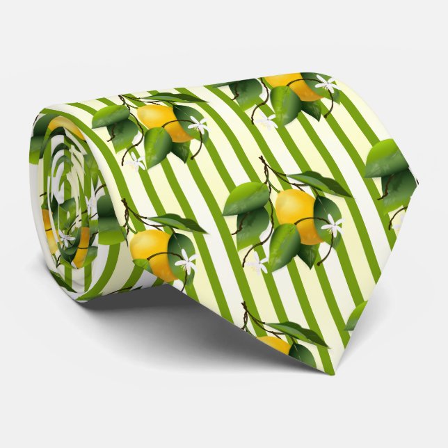 Lemon Citrus Fruit Tie (Rolled)