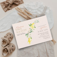 Lemon Citrus Mama's Main Squeeze Blush Baby Shower