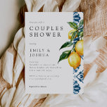 Lemon Citrus Positano Italian Couples Shower Invitation<br><div class="desc">Lemon Citrus Positano Italian Couples Shower Invitation</div>