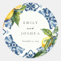 Lemon Citrus Positano Italian Wedding