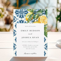 Lemon Citrus Positano Italian Wedding