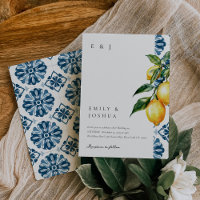 Lemon Citrus Positano Italian Wedding