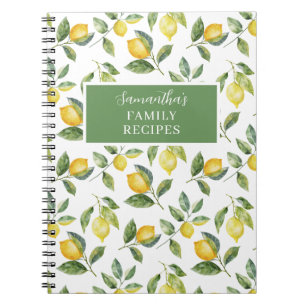 Lemon Citrus Recipe  Notebook