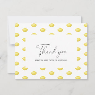Lemon Citrus - Wedding Thank You Card