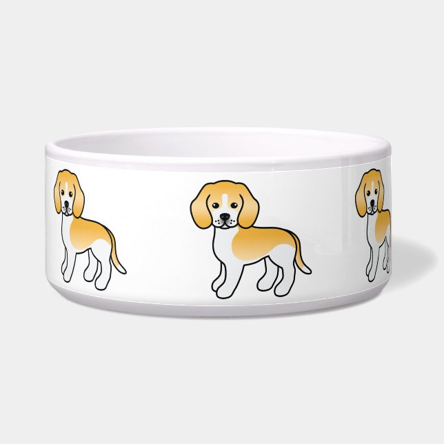 Lemon Coat Cartoon Beagle Breed Dogs (Right)