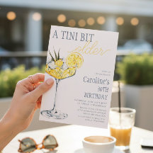 Lemon cocktail A tini bit Older 30th Birthday