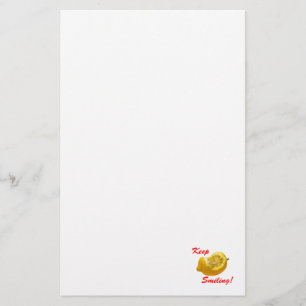 Lemon composition Keep Smiling! Stationery