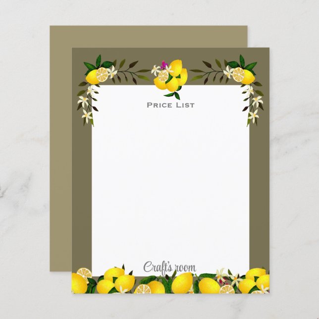 Lemon Craft Ash Grey (Front/Back)