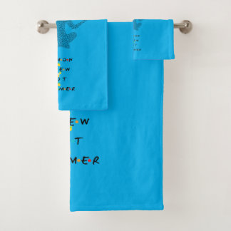 Lemon crew hot summer bath towel set