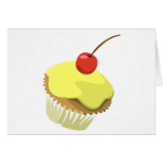 Lemon cupcake w/ Cherry cupcake template products