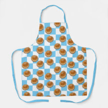 Lemon Curd Kolaches on Checks apron